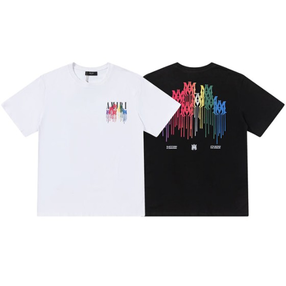 AMIRI Multicolor Drip Logo T-Shirt